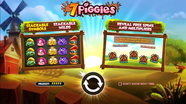 การจ่ายเงินของเกม 7 PIGGIES